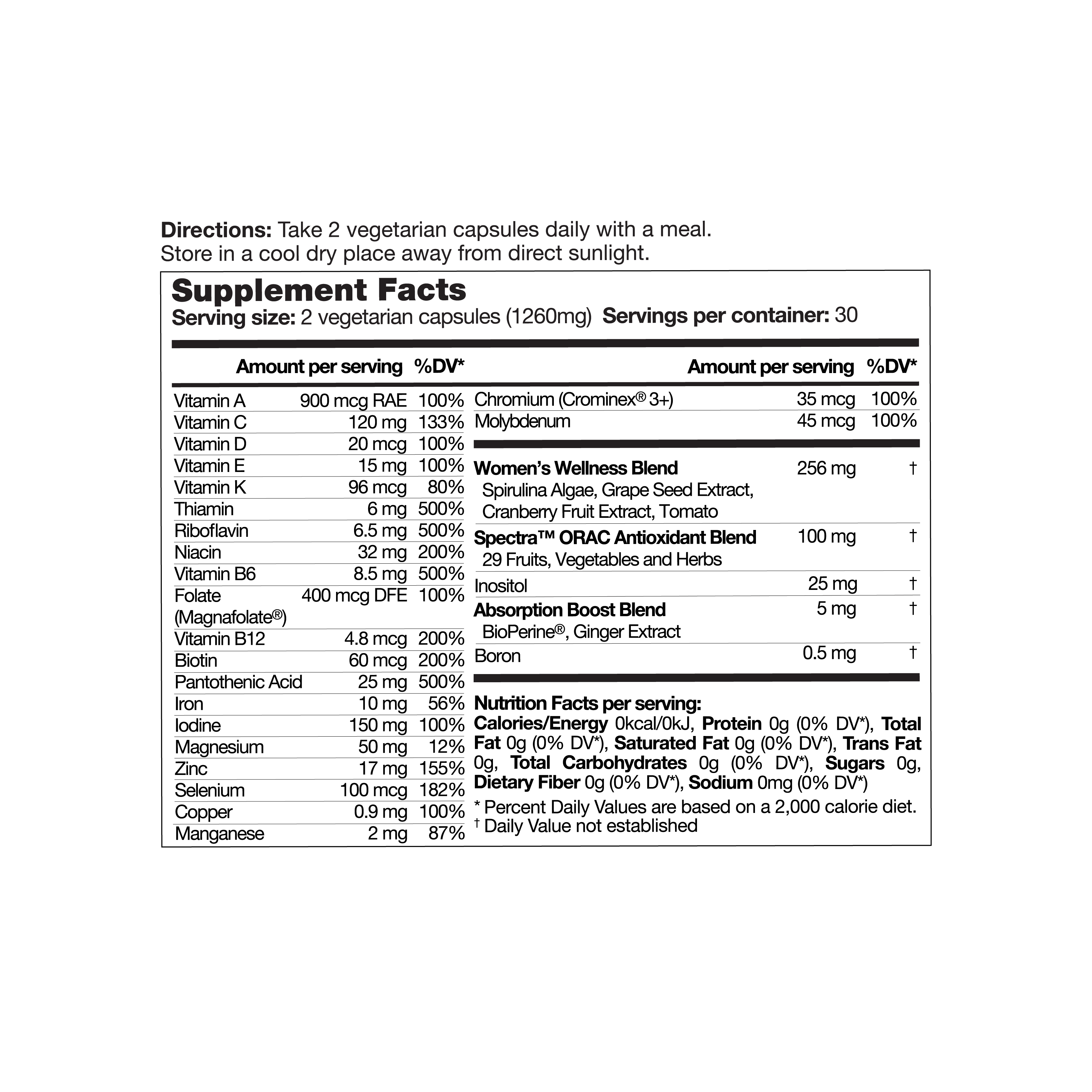 Women's Everyday Complete Multivitamins